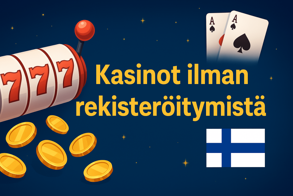 Kasinot ilman rekisteröitymistä