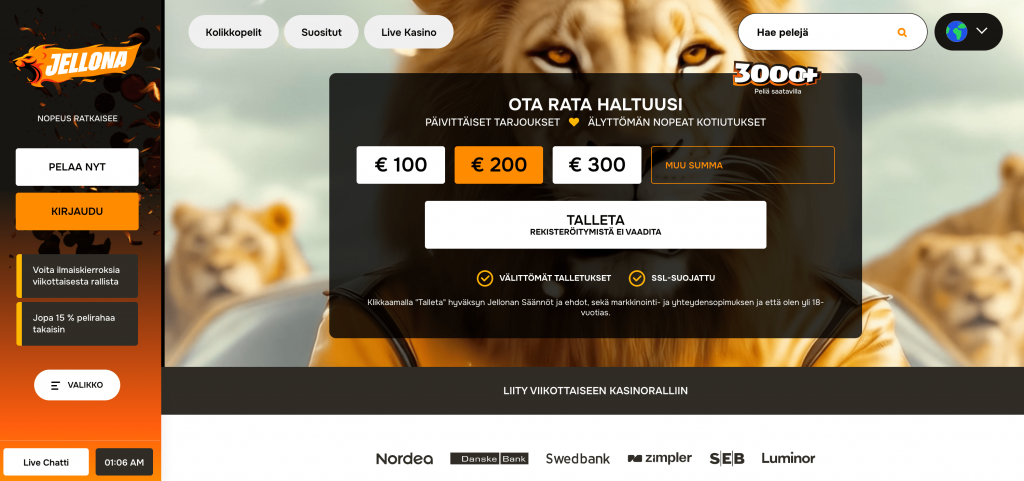 jellona casino arvostelu